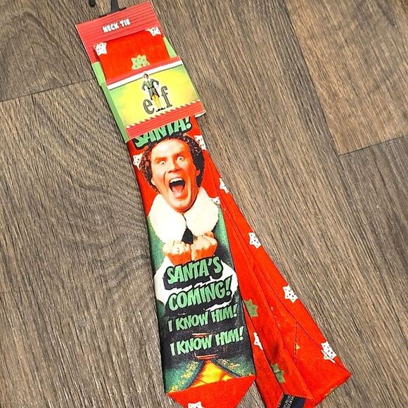 Bioworld Elf The Movie Santa Neck Tie - Picture 5 of 6